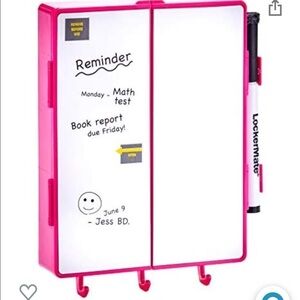 MagneticLocker vanity with light, dry erase board and marker, batteries included